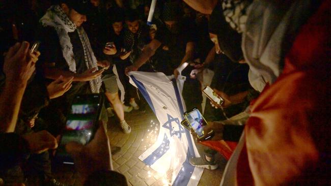 Scenes outside the Sydney Opera House on October 9. Picture: Jeremy Piper