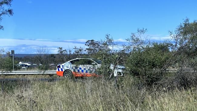 Emergency services were called to the Hume Motorway, near Picton Road, at Wilton, following reports of a crash. Picture: Supplied