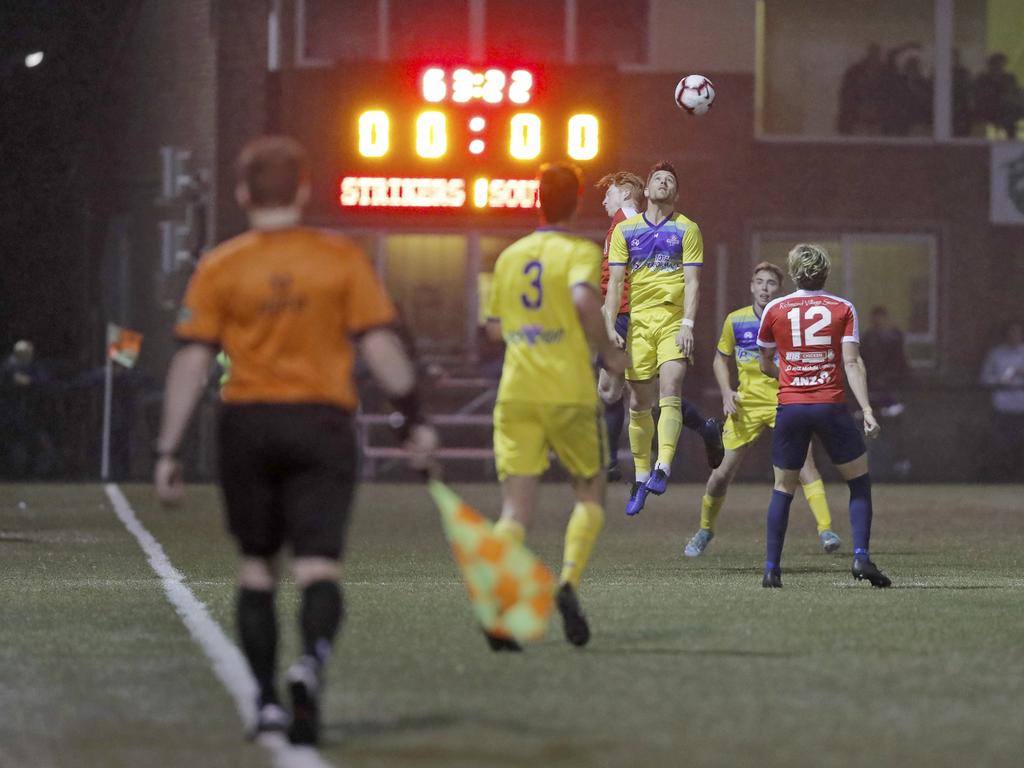 Lokoseljac Cup Final at KGV. Devonport Strikers versus South Hobart. Picture: PATRICK GEE