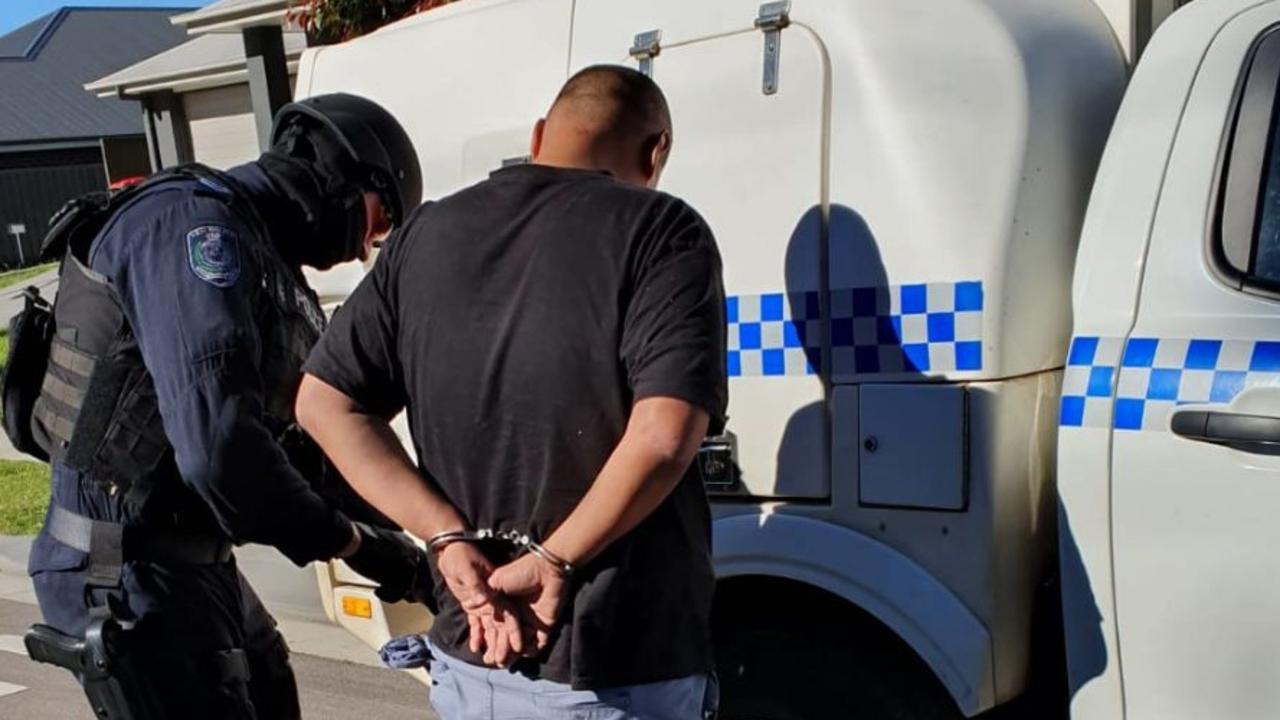 Four men at homes in Cessnock, Edgeworth and Swansea, and at Cessnock were arrested. 