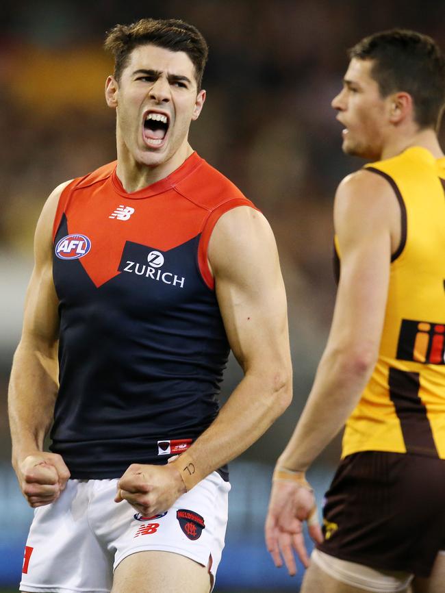 Christian Petracca and the Demons stood tall when it mattered. Picture: Michael Klein