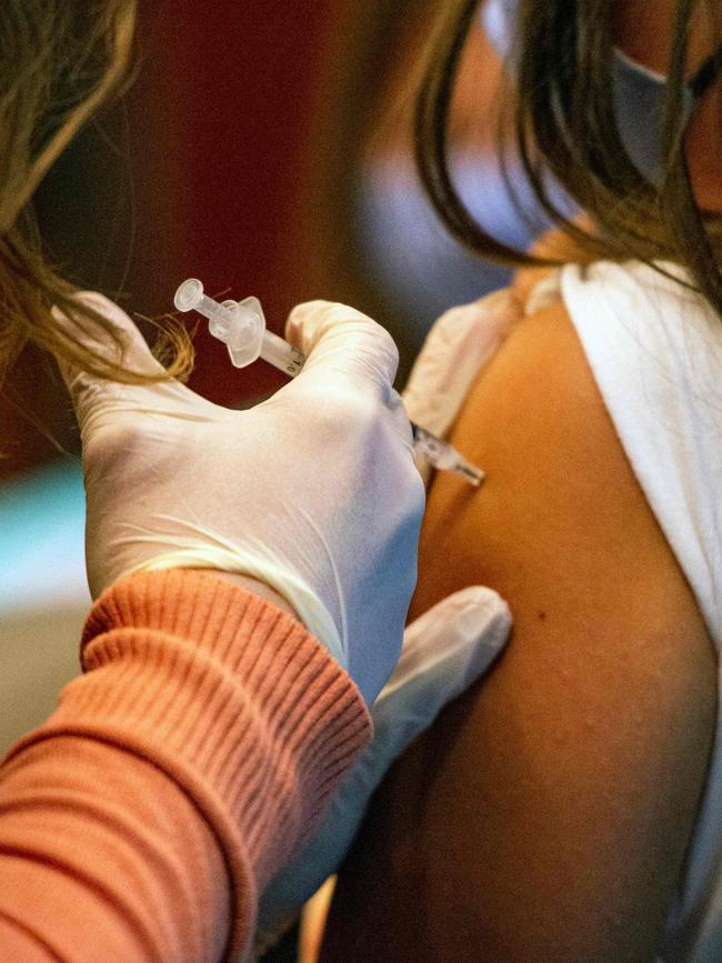 Worldwide, virtually every major paediatric association supports child vaccinations. Picture: AFP