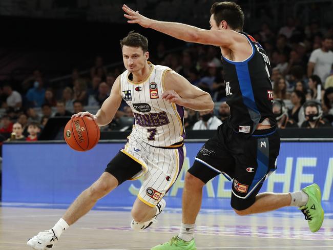 Sydney Kings guard Shaun Bruce isn’t too fussed about being hailed the NBL’s best trash talker in News Corp’s exclusive players’ poll. Picture: Getty Images