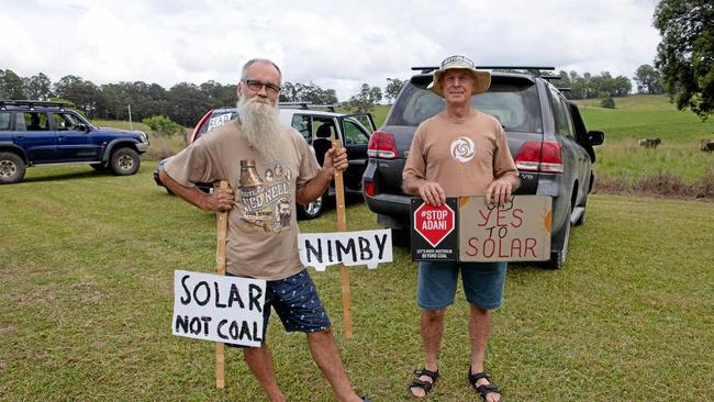 Solar Farm protest nana glenn.07 JAN 2019. Picture: TREVOR VEALE