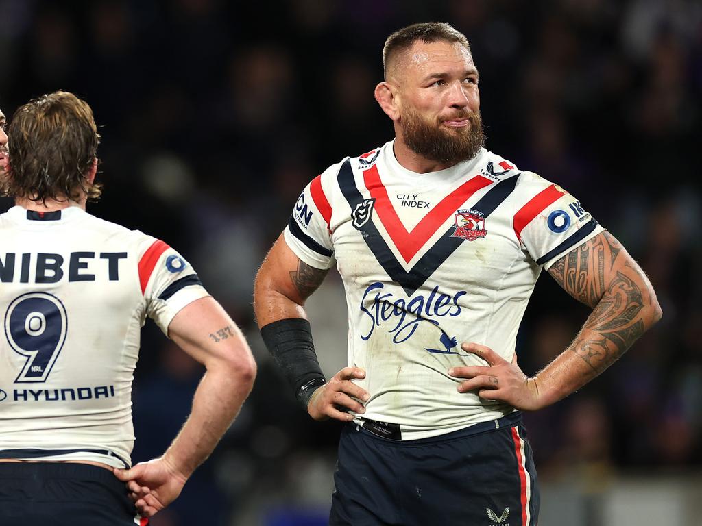 Howarth and Roosters enforcer Jared Waerea-Hargreaves are cousins. Picture: Getty Images