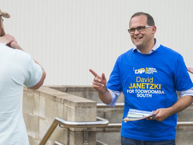 Toowoomba South MP David Janetzki has nominated for the role of deputy leader of the LNP. Picture: Kevin Farmer