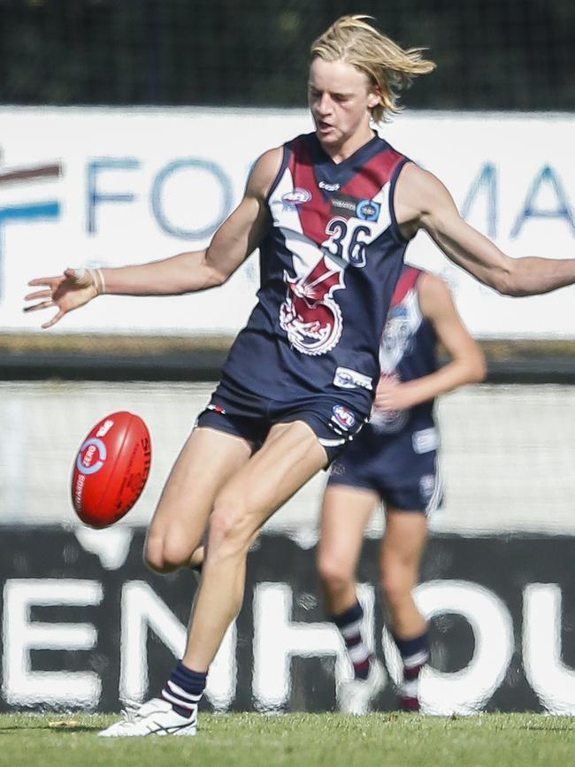 Miles Bergman in action for Sandringham Dragons. Picture: Valeriu Campan