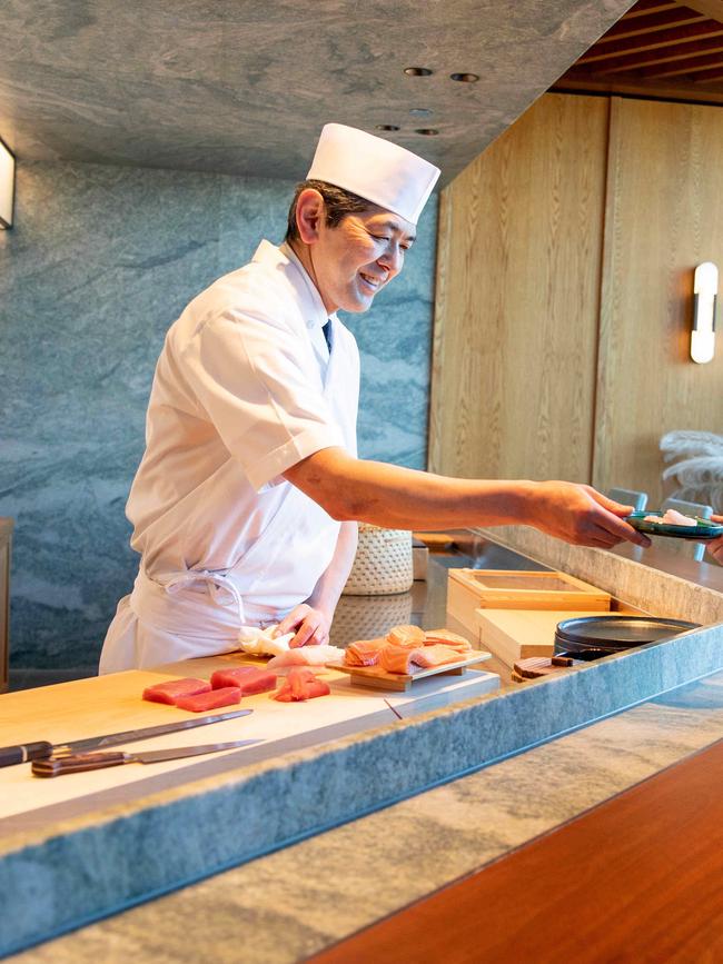 Nobu restaurant’s Japanese Executive Chef Ryuichi Yoshii. Picture: Ryan Osland