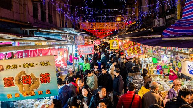 . Night market in Taiwan.