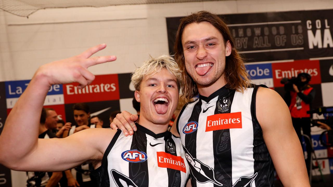 Jack Ginnivan and Darcy Moore.