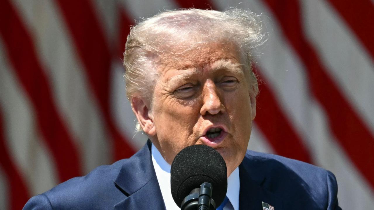 Mr Trump said he did not know whether he needs to uphold the US Constitution. Picture: Mandel Ngan/AFP