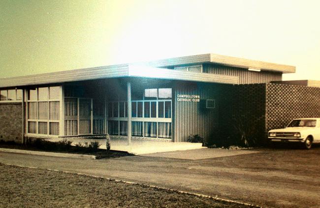 An old photo of Campbelltown Catholic Club.