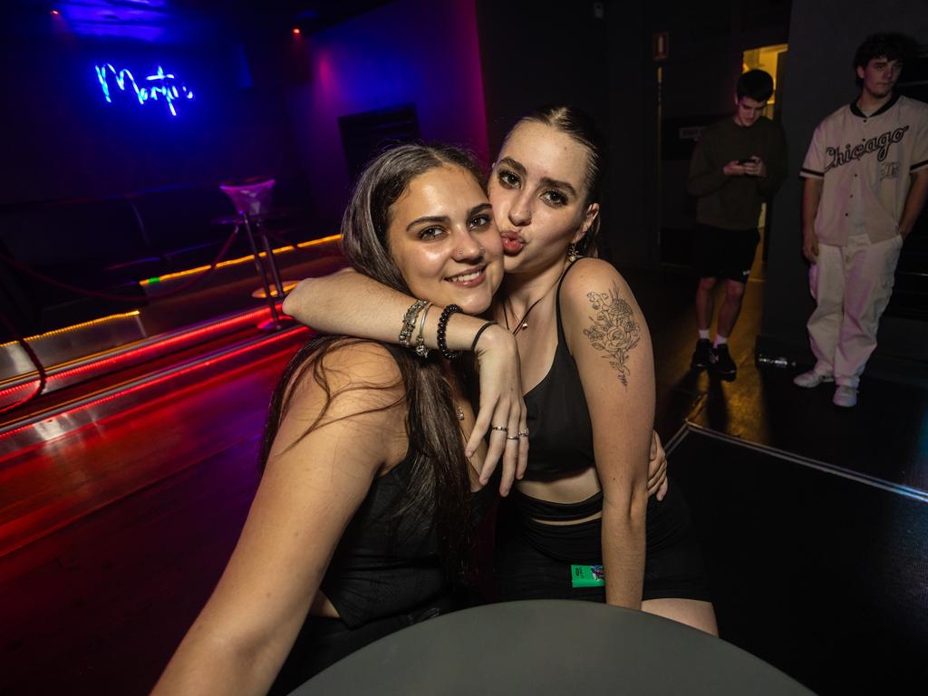 NIGHT SPOTTING: Mackenzie Robson and Tiara Sayre at Cocktails.