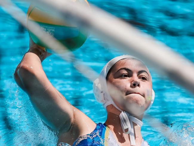 Action from the Australian Youth Water Polo Championships. Picture: Ingofoto