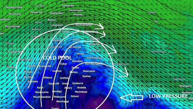 An extreme blast of cold air is expected to hit Queensland on July 14. Picture: Facebook