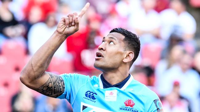 Israel Folau, Mike Colman contends, is the real winner in this saga. Picture: Getty Images