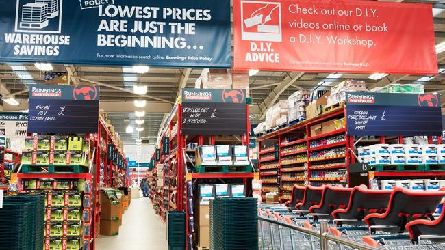 Bunnings plans to open three more by June.