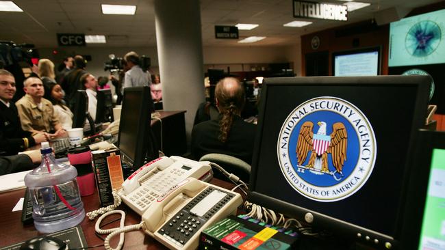 A National Security Agency office, pictured in 2006. The agency confirmed one of its contractors had been arrested in August, accused of removing classified information. Picture: AFP / Paul J Richards