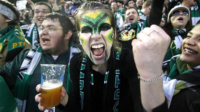 Could a Tasmanian A-League club model itself on the wildly successful Portland Timbers in the MLS? Picture: AP