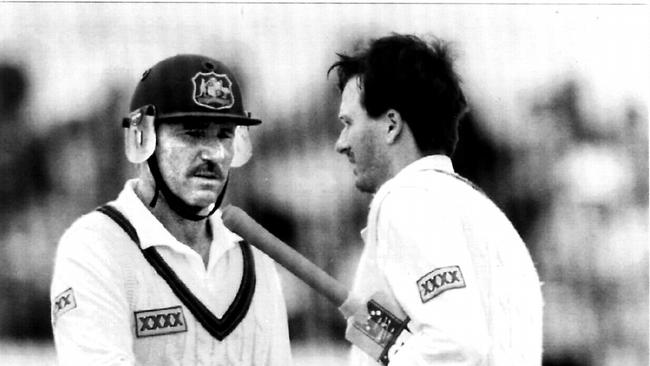 Allan Border and Steve Waugh.