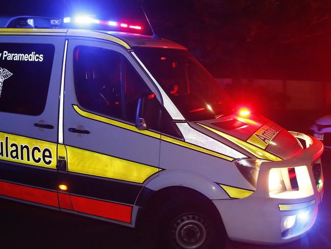 Emergency services pictured at a police shooting in Upper Mt Gravatt, Brisbane 5th of August 2020.  (Image/Josh Woning)