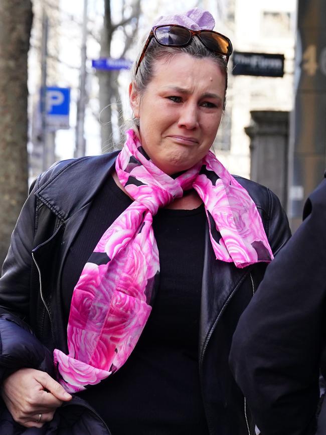 Ms Price’s mother Tracey Gangell also was called to give evidence. Picture: NewsWire / Luis Enrique Ascui