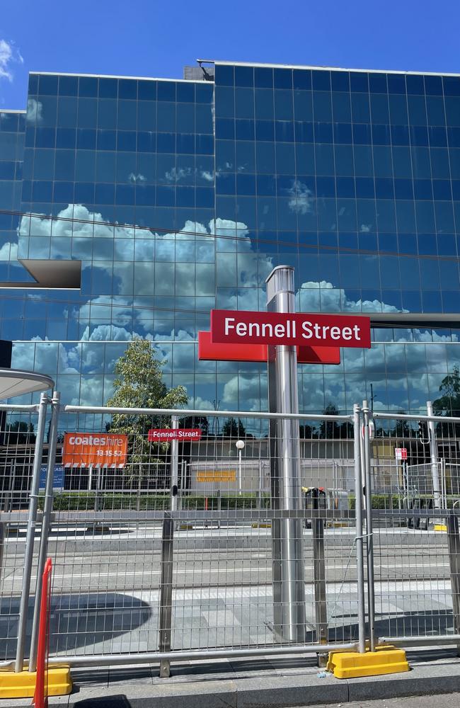 The Fennell St carpark was used as a stabling yard when the light rail was being built.