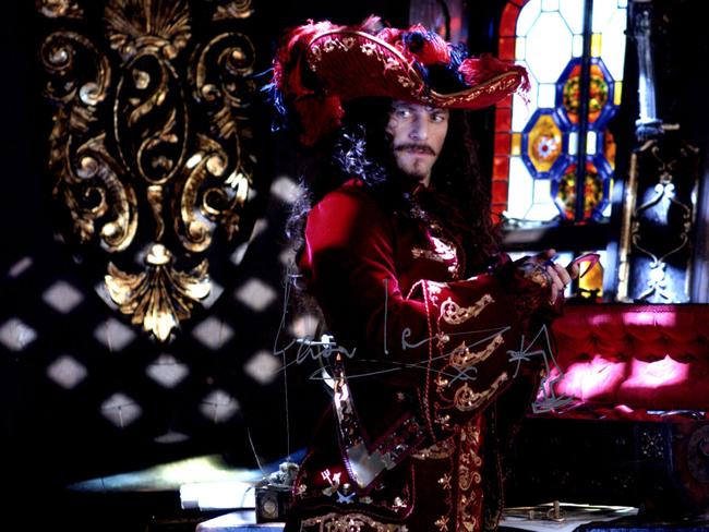 Isaacs perfected his Aussie accent while working on the 2003 film Peter Pan on the Gold Coast. Picture: Supplied