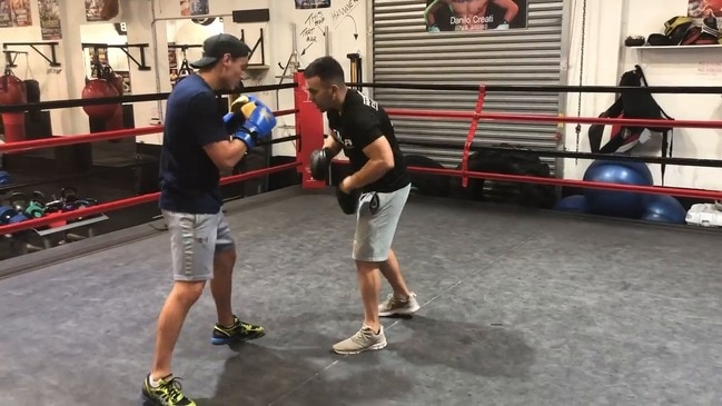 RAW: Tim Tszyu sparring ahead of title fight