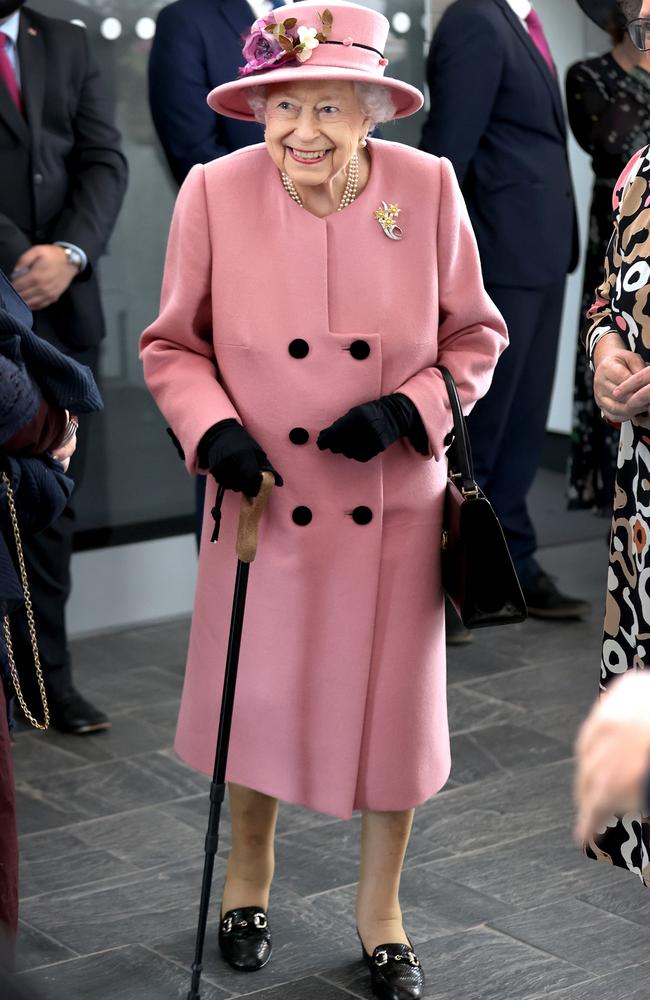 The Queen offered up a pearl of wisdom when asked to accept the ‘Oldie of The Year’ award. Picture: Chris Jackson/Getty Images.