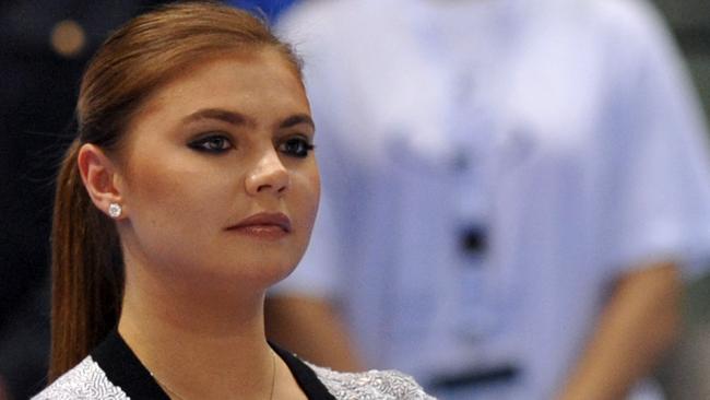 Russian former gymnast Alina Kabaeva is believed to have four children with Vladimir Putin. Picture: AFP.