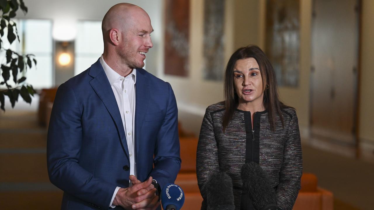 A push by senators David Pocock and Jacqui Lambie to split the government’s controversial IR bill has failed. Picture: NCA NewsWire / Martin Ollman