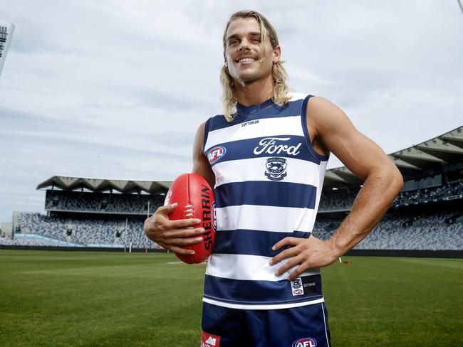 Bailey Smith could make his Geelong debut at the Gabba. Picture: Michael Klein