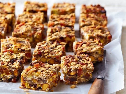 Rosemary Stanton's banana muesli squares.