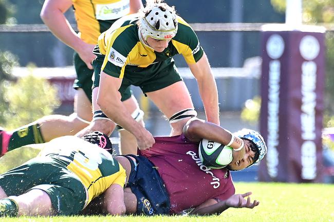 Siliva Leofa. University v Wests, Colts Saturday June 8, 2024. Picture, John Gass