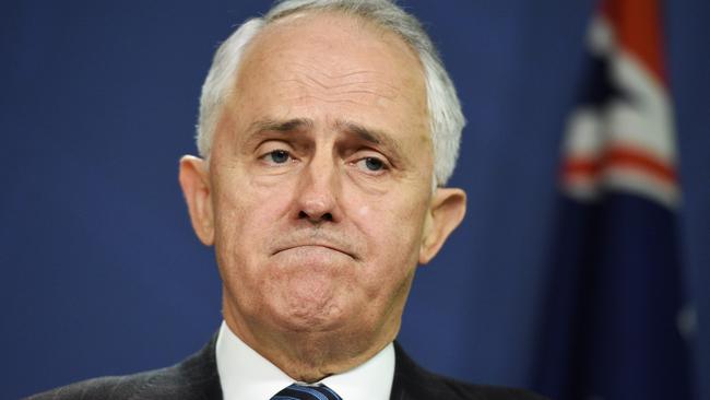 Malcolm Turnbull speaks at a press conference in the wake of the Census fail. Picture: Mick Tsikas/AAP