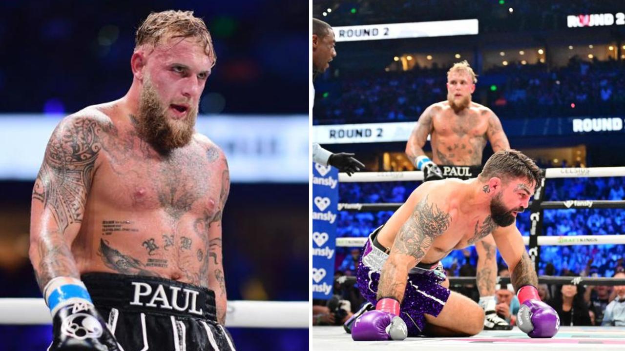 Jake Paul crushed Mike Perry. Photo: Getty Images