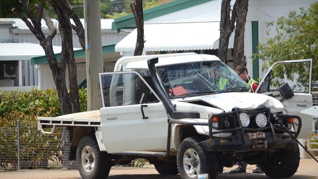 An 18-year-old woman was airlifted to Townsville after the vehicle she was a passenger in was involved in a crash in Gill St, Charters Towers, at 2.30am on Sunday, October 25.