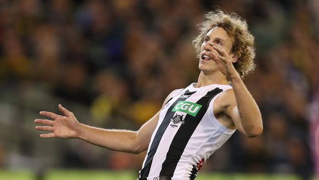 Chris Mayne misses a shot at goal in the third quarter. Picture: Getty Images