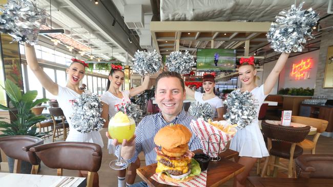 American hospitality icon TGI Fridays opens the doors to its new Australasian flagship and first beachside restaurant. Picture by Richard Gosling