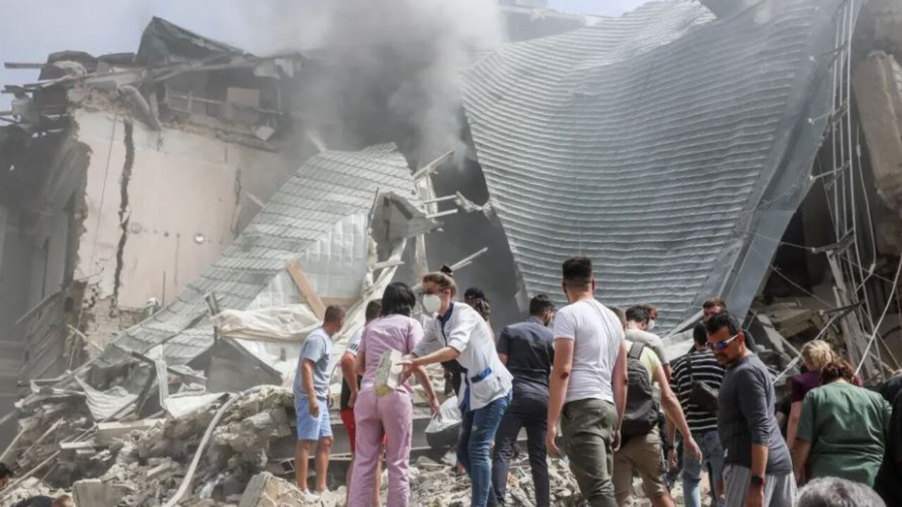 Rescuers search for survivors in the rubble. Credit: Reuters