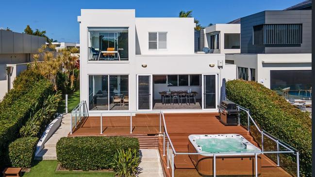 This Hope Island residence sold for $2.35m, up from the $1.555m paid for it in September 2020