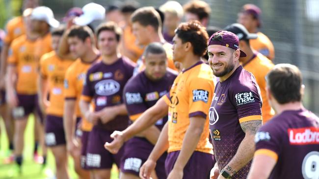 Darius Boyd looks set to keep playing at centre when the NRL season resumes. Picture: AAP.