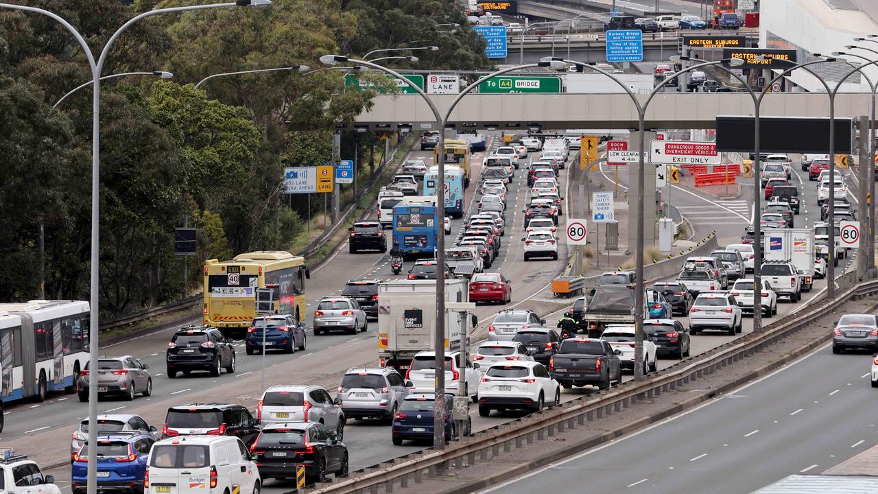 Motorists will be out on the road in NSW due to Thursday’s public holiday and school holidays beginning. Picture: NCA NewsWire / Damian Shaw