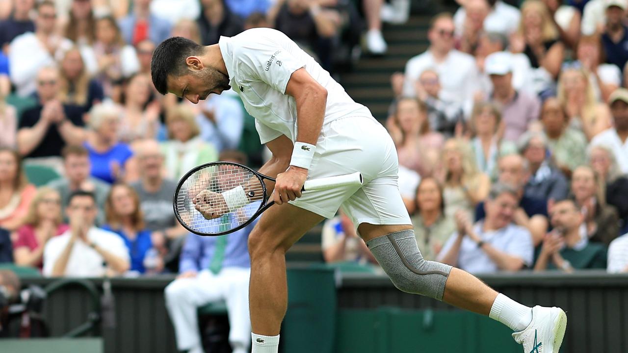 Novak Djokovic of Serbia. Photo by Sean M. Haffey/Getty Images