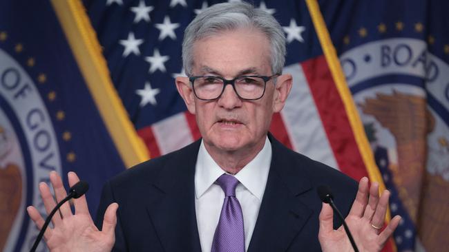 US Federal Reserve Board Chairman Jerome Powell. Picture: Win McNamee/ Getty Images via AFP.