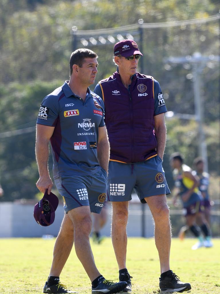 Jason Demetriou served part of his long apprenticeship under coach Wayne Bennett at the Broncos. Picture: AAP