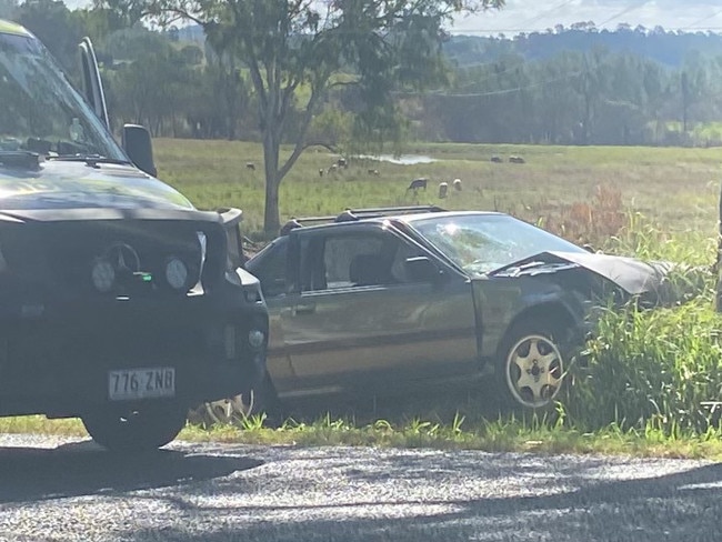 Car ploughs into tree on Southside, man hurt