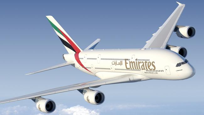 The chaotic scenes unfolded as the Emirates A380 was landing at Dubai airport from Manchester, UK.