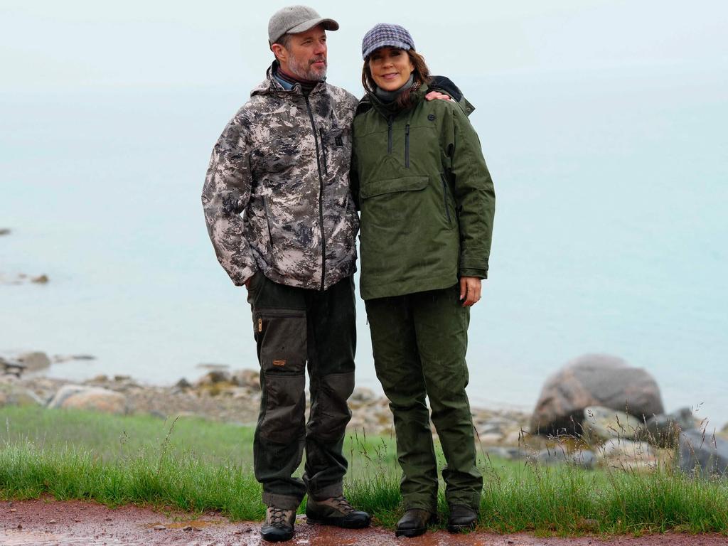 King Frederik X of Denmark and Queen Mary of Denmark visit the village of Qassiarsuk, Greenland. Picture: AFP / Denmark OUT